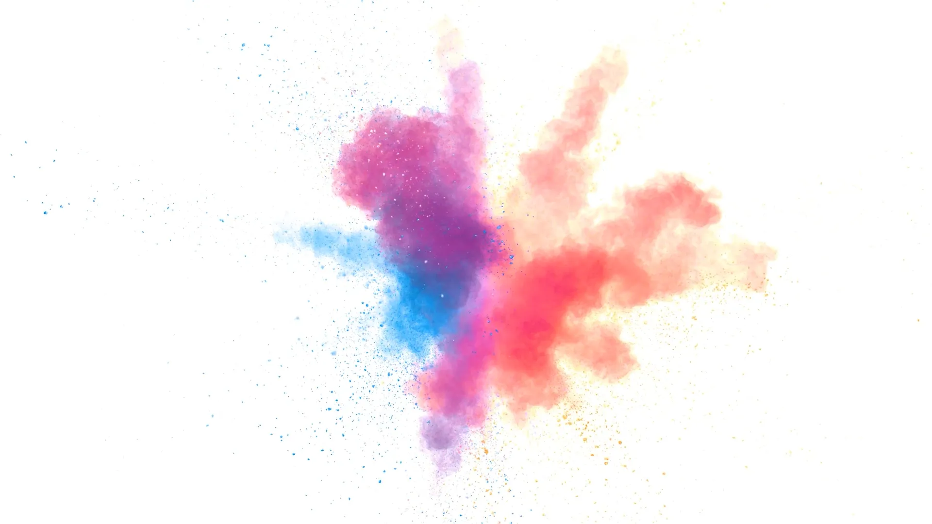 Image d'une fumée colorée